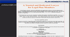 Desktop Screenshot of clydeeismanlegalplan.com