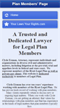 Mobile Screenshot of clydeeismanlegalplan.com